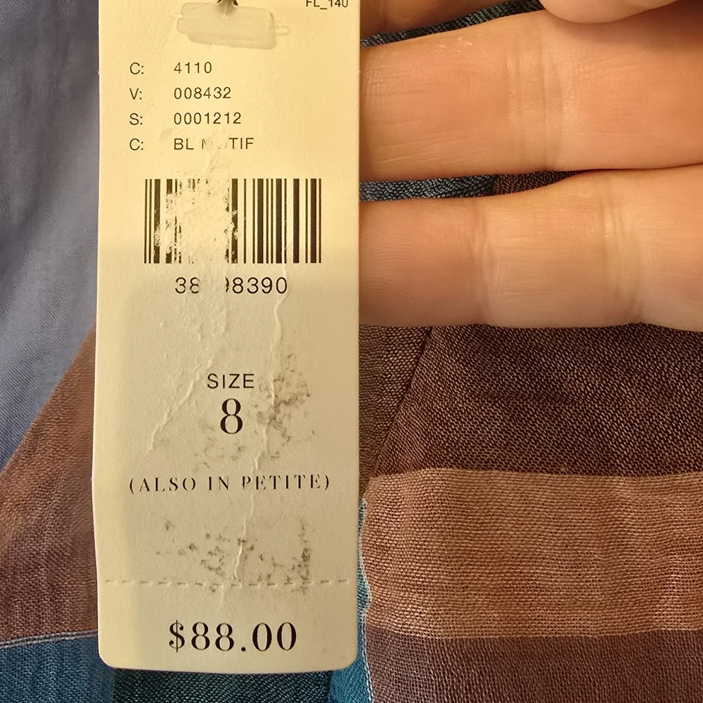 Anthropologie Multicolor Plaid Blouse - Picture 3 of 6